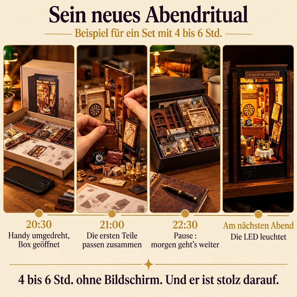 Ein Bauabend mit Detektivbüro