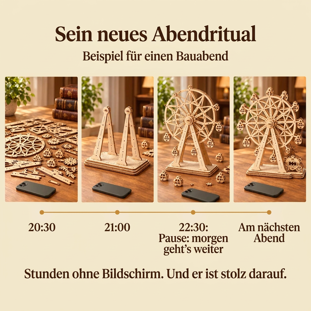 Ein Bauabend mit Einfaches Riesenrad