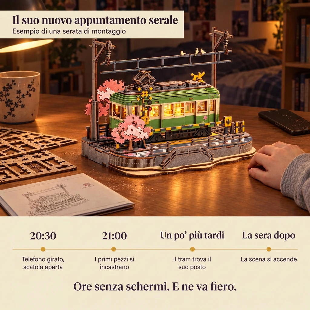 Una serata di montaggio con Il Tram dei Ciliegi
