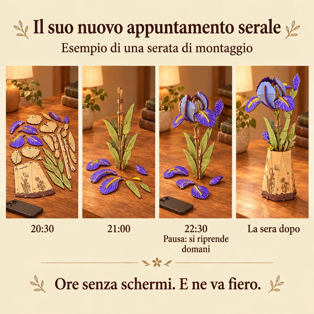 Una serata di montaggio con L'Iris