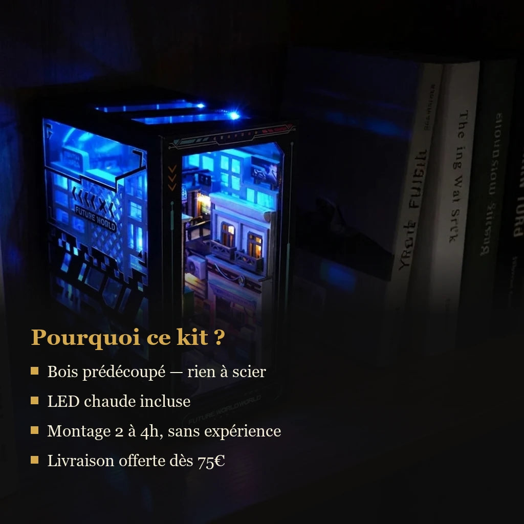 Ruelle Néon - infographie des bénéfices du kit