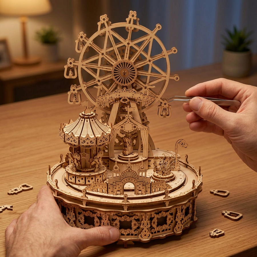 Step 2 of the build: Assemble – DIY Music Box Kit — The Musical Amusement Park