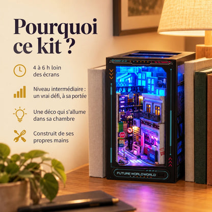 Pourquoi choisir le kit Ruelle Néon — montage intermédiaire de 4 à 6 heures
