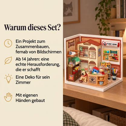 Warum Zoohandlung: Bauzeit und Niveau