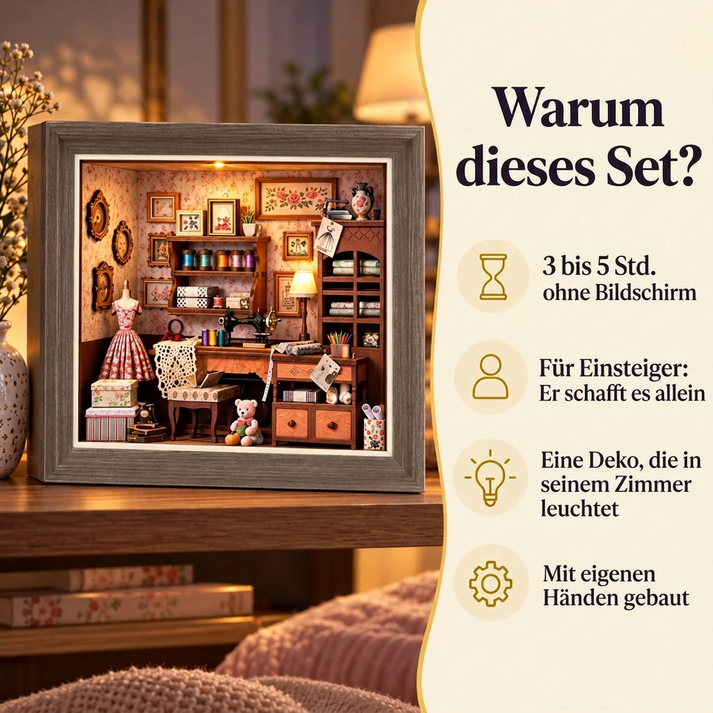 Warum Lilys Nähatelier: Bauzeit und Niveau