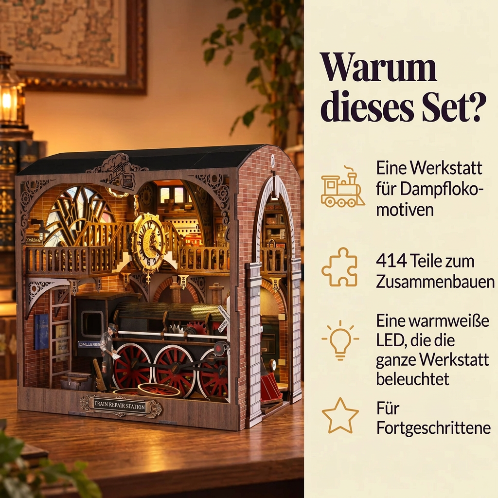 Warum Lokomotivwerkstatt: Bauzeit und Niveau