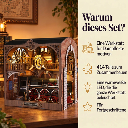 Warum Lokomotivwerkstatt: Bauzeit und Niveau