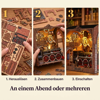 Die Bauschritte von Lokomotivwerkstatt
