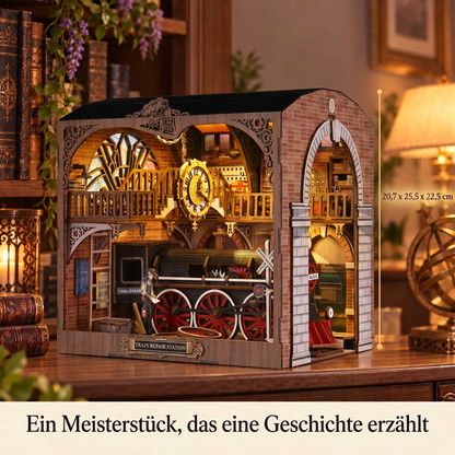 Lokomotivwerkstatt im Regal