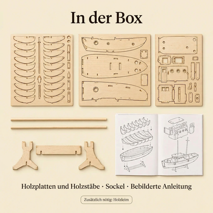 Inhalt des Sets Fischerboot Nax