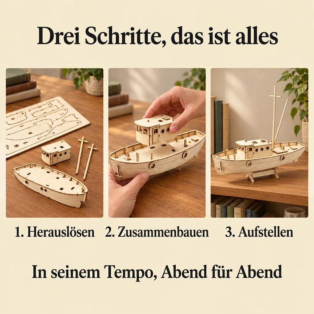 Die Bauschritte von Fischerboot Nax