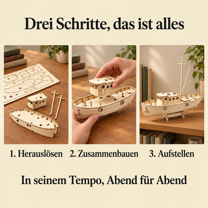 Die Bauschritte von Fischerboot Nax
