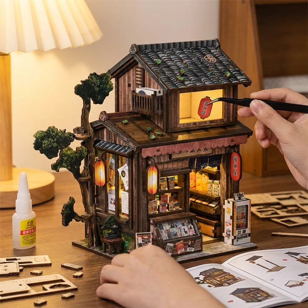 Le Bazar de Kyoto - montage à la main
