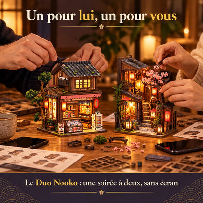 Duo NOOKO : activité à deux autour du Bazar de Kyoto et d’un second kit miniature