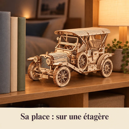 The Vintage Sedan on a shelf