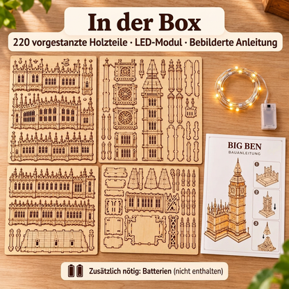 Inhalt des Sets Leuchtender Big Ben