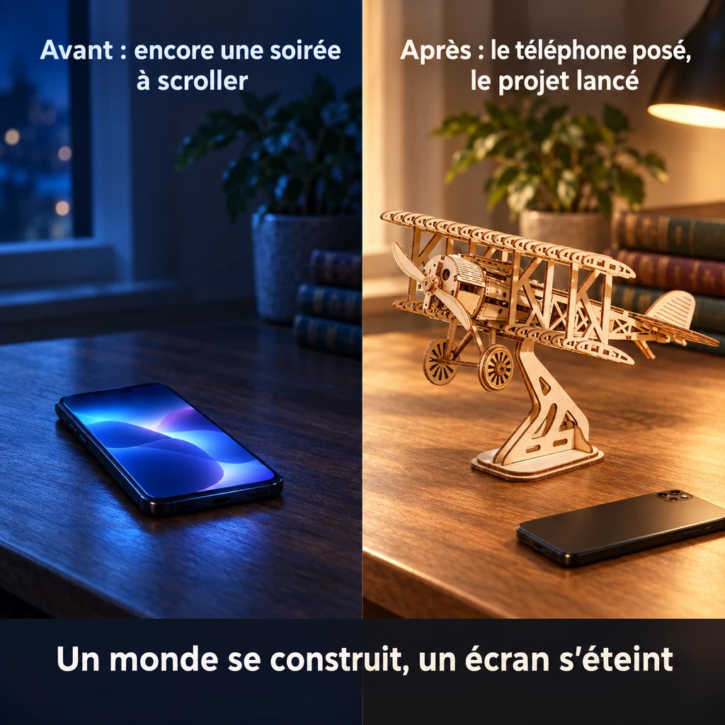Before and after: from the phone to building the Biplane