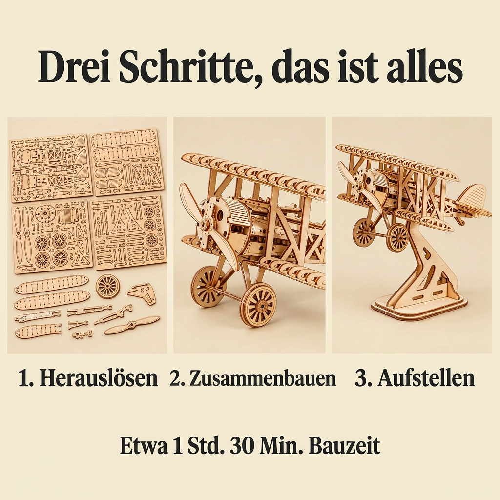 Die Bauschritte von Doppeldecker