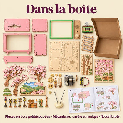 What's in the Sakura Music Box kit box