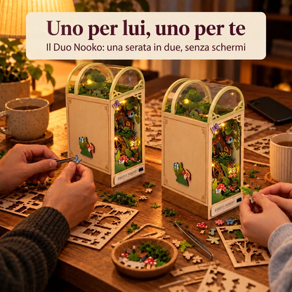 Due persone montano insieme: il Duo Nooko