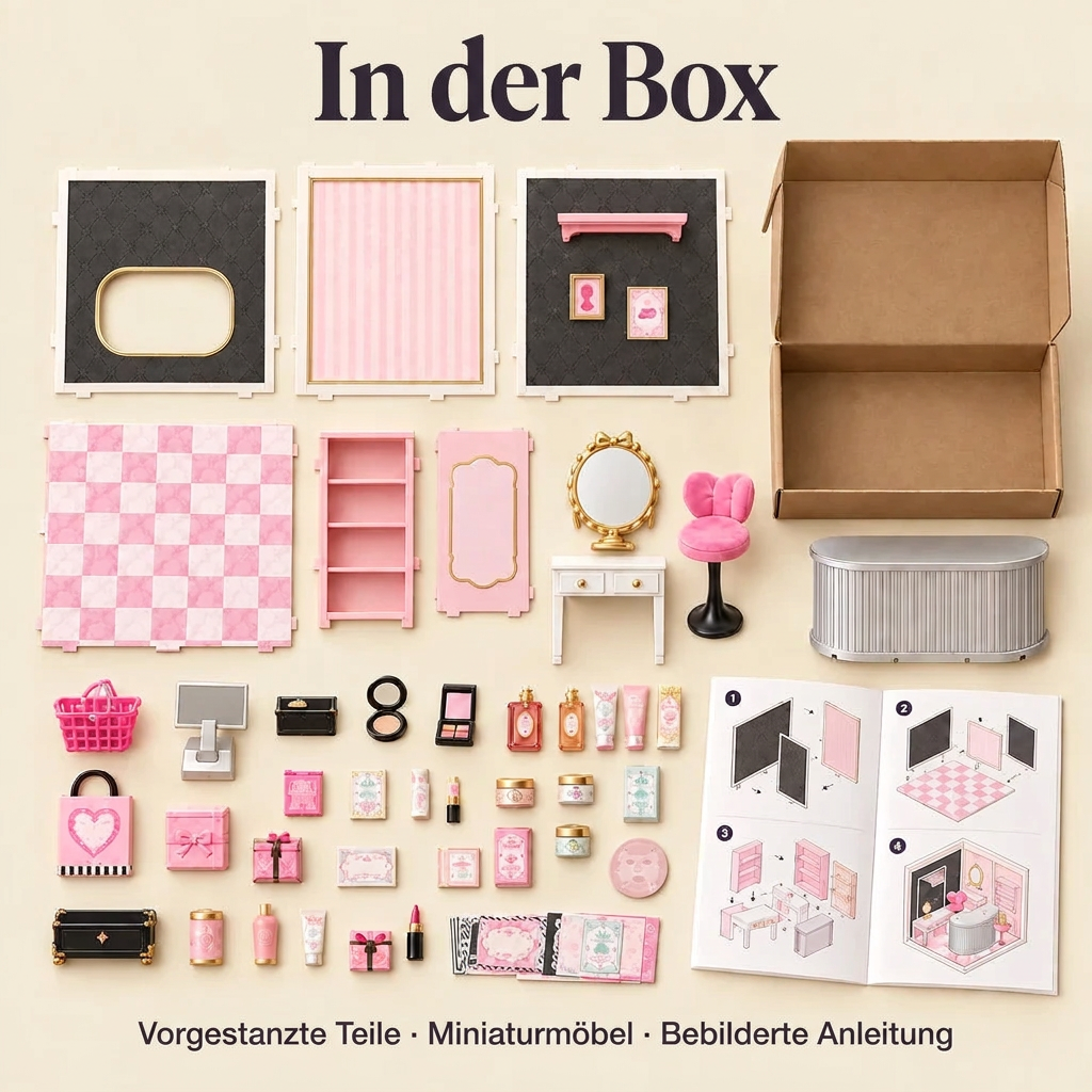 Inhalt des Sets Schönheitssalon