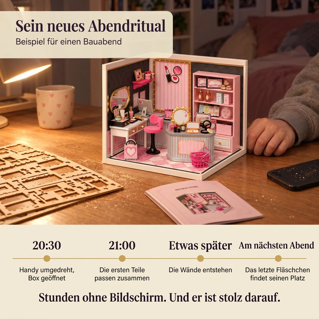 Ein Bauabend mit Schönheitssalon