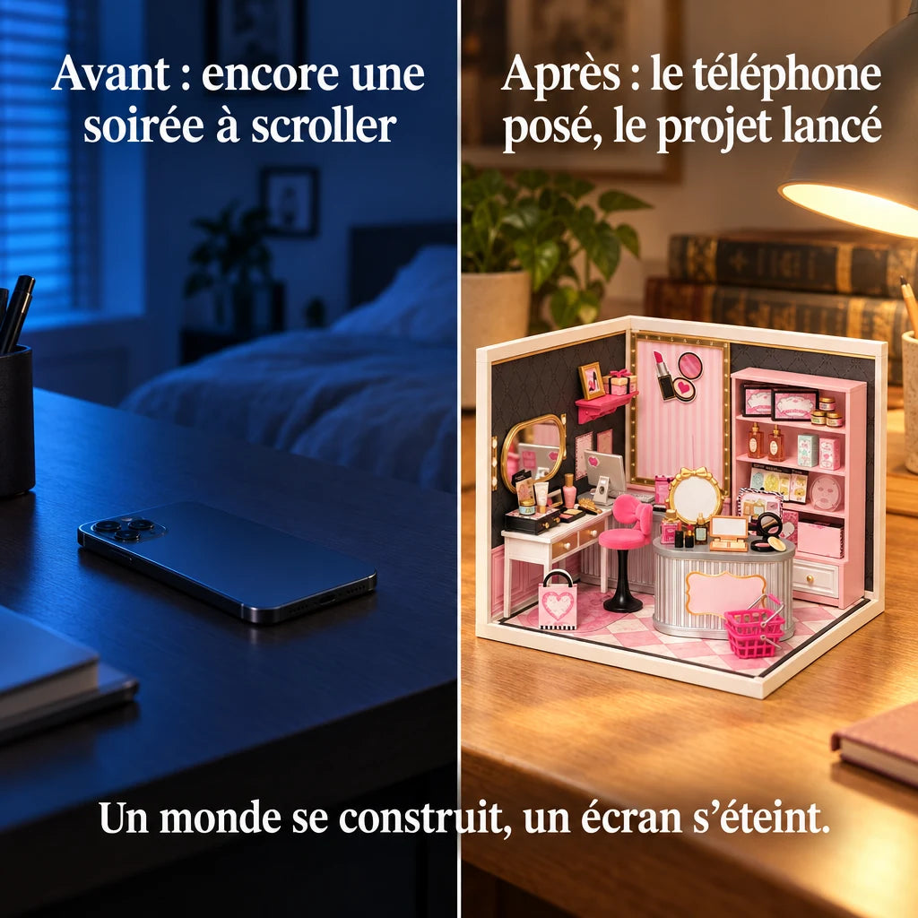 Before and after: from the phone to building the Beauty Boutique