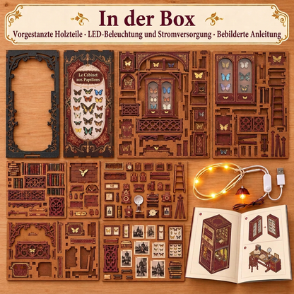 Inhalt des Sets Schmetterlingskabinett