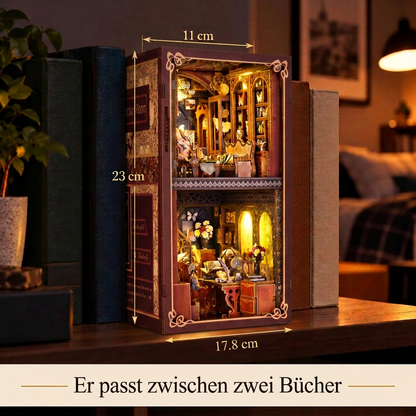 Schmetterlingskabinett im Regal