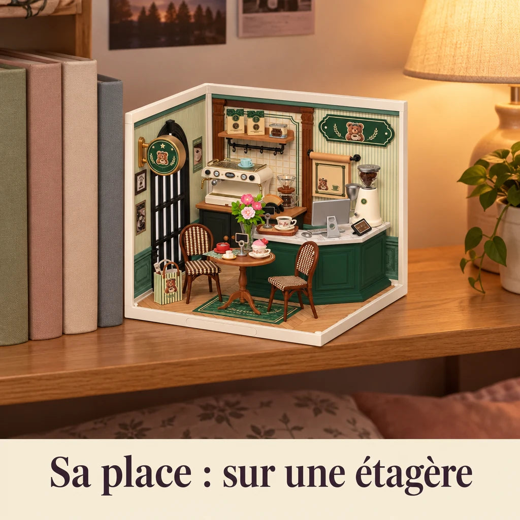 The Little Bear Café on a shelf