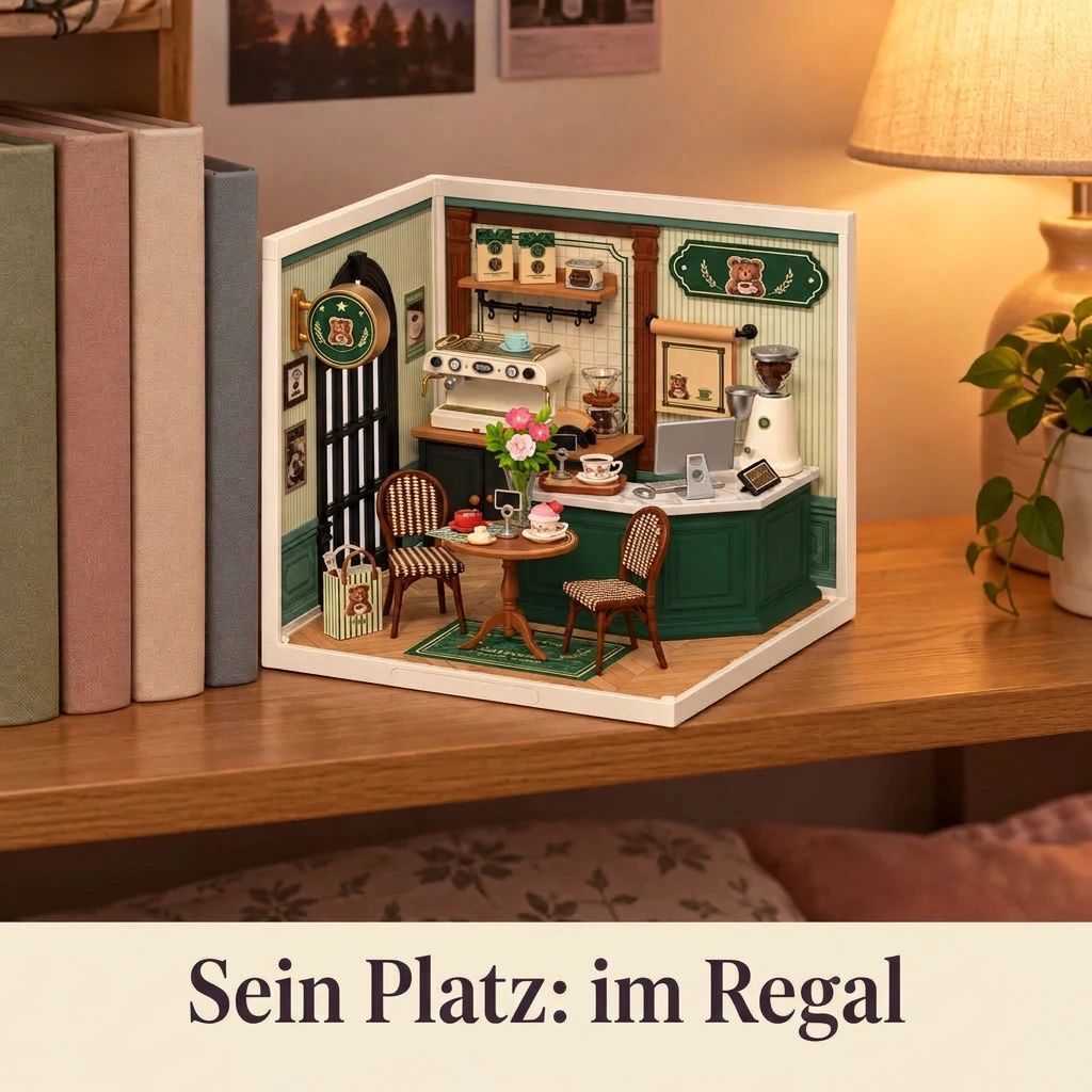 Café Little Bear im Regal