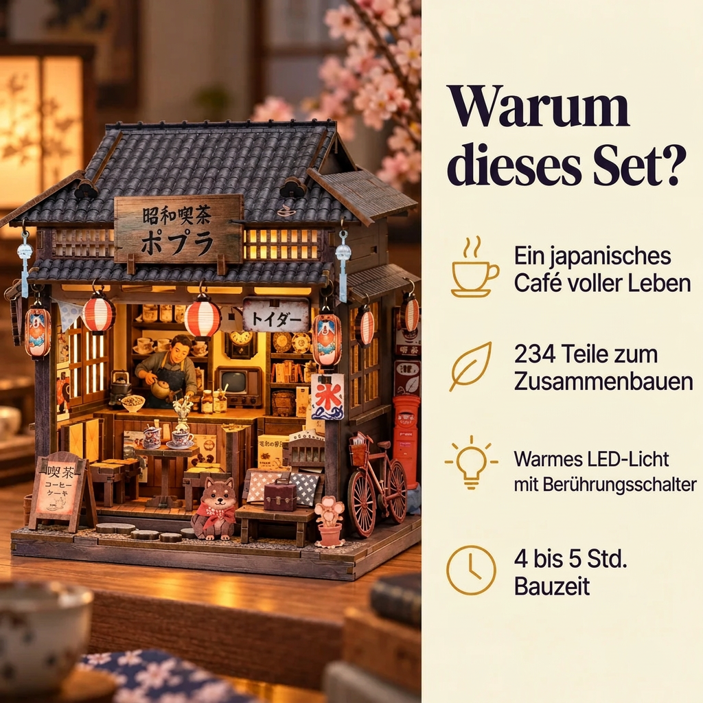 Warum Café Showa: Bauzeit und Niveau