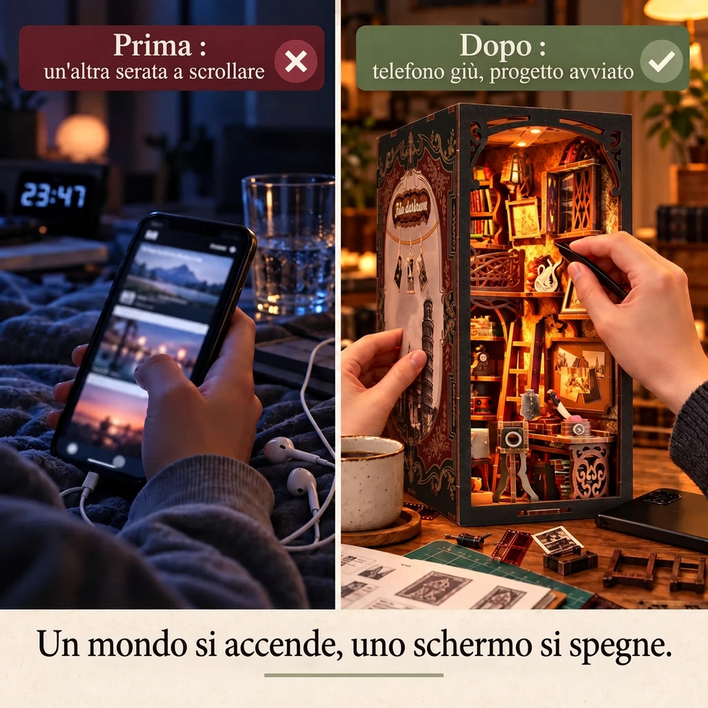 Prima/dopo: telefono giù, montaggio di Camera Oscura
