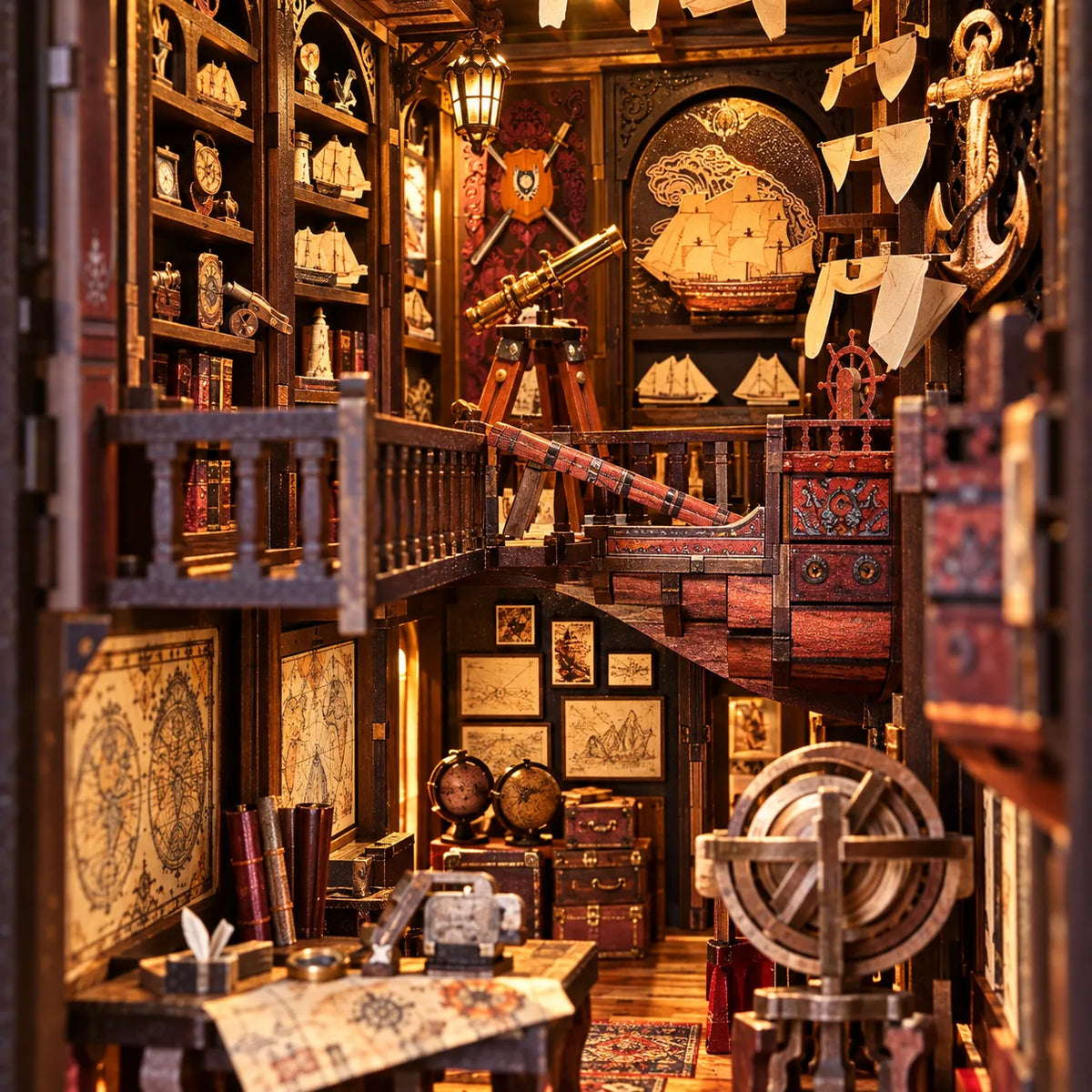 Vue immersive de l'intérieur du Carnet de Voyage