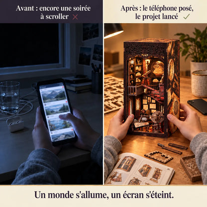 Avant après : du téléphone au montage du Carnet de Voyage