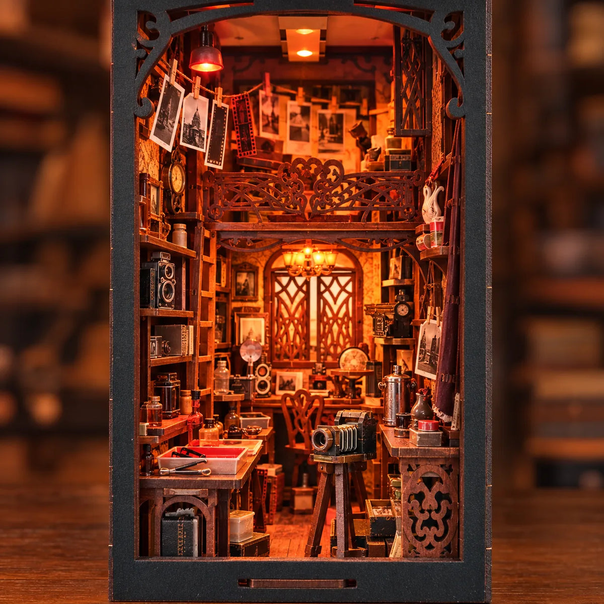 Vue immersive de l'intérieur du laboratoire photo La Chambre Noire
