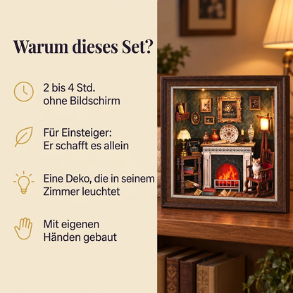 Warum Am Kaminfeuer: Bauzeit und Niveau