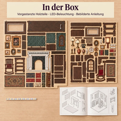 Inhalt des Sets Am Kaminfeuer