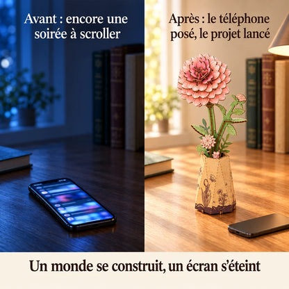 Before and after: from the phone to building the Dahlia