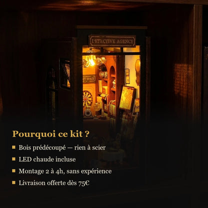 Le Bureau du Détective - infographie des bénéfices du kit