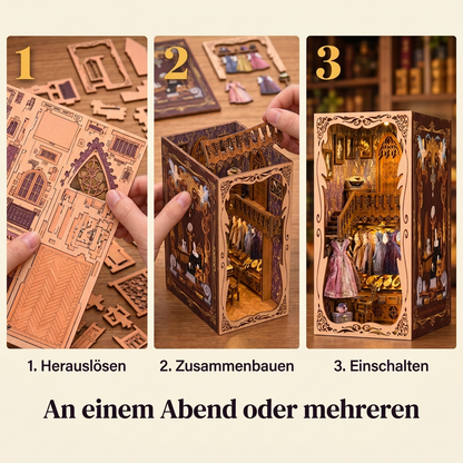 Die Bauschritte von Ankleidezimmer der Herzogin