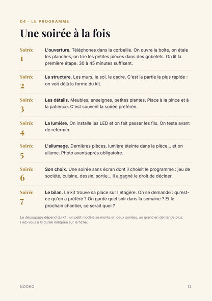 Page de l'ebook : le défi des 7 soirées sans écran