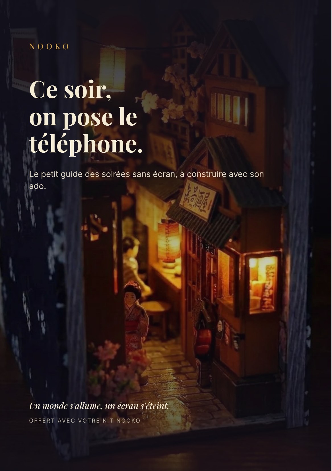 Couverture de l'ebook NOOKO Ce soir, on pose le téléphone