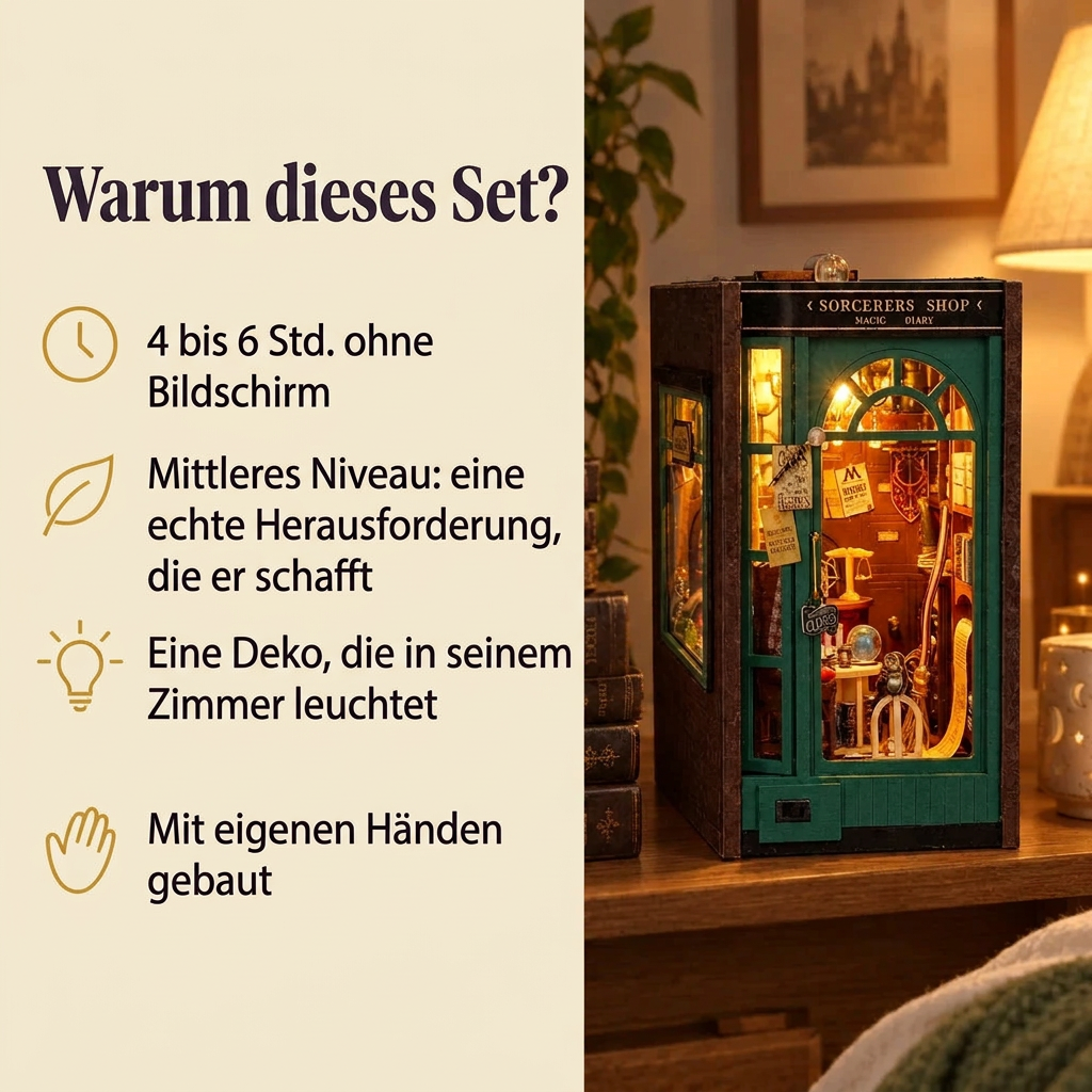 Warum Laden des Zauberers: Bauzeit und Niveau