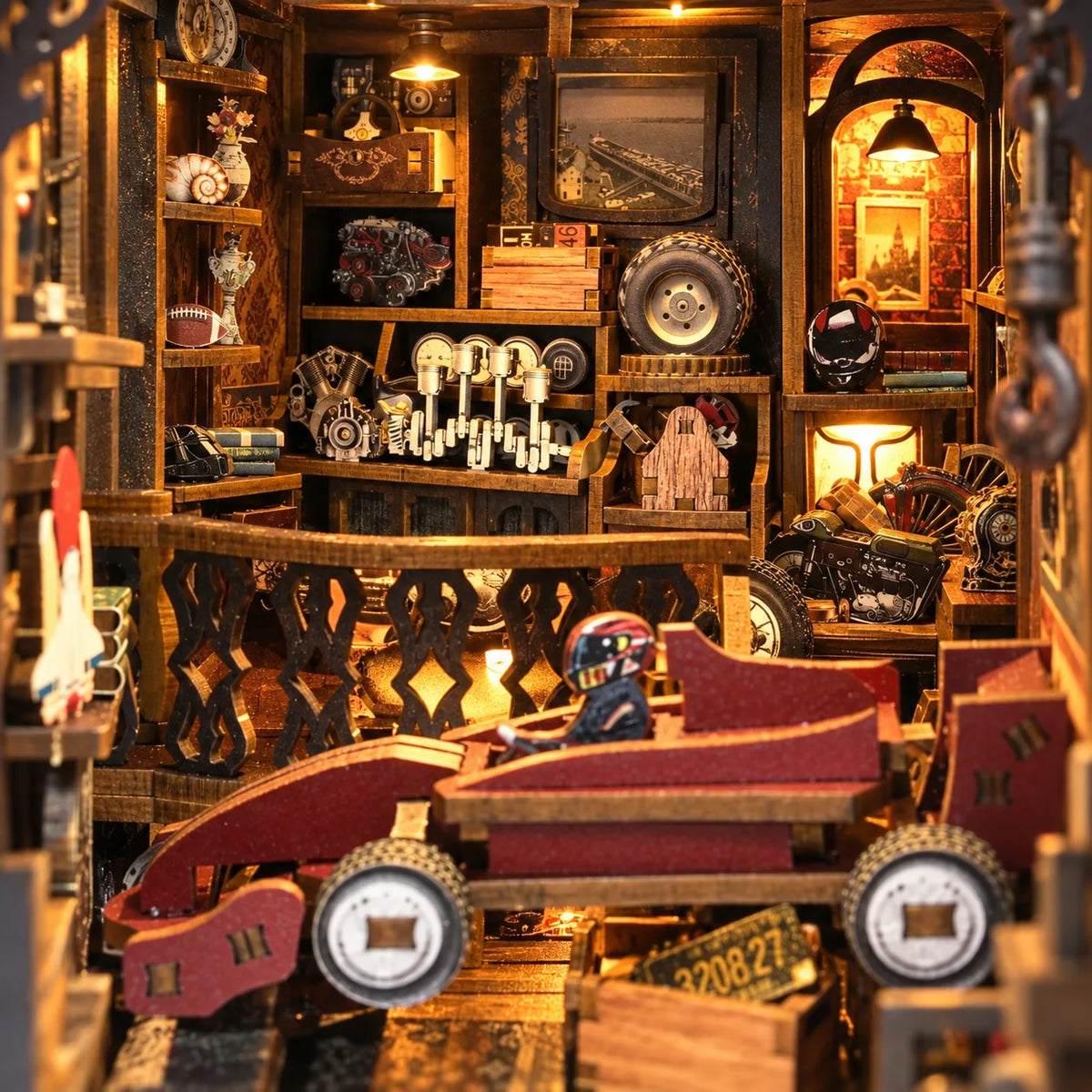 Vue immersive de l'intérieur du Garage du Collectionneur