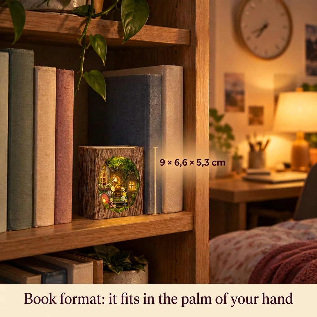 Glade Hideaway on the bookshelf
