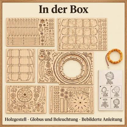 Inhalt des Sets Leuchtender Globus