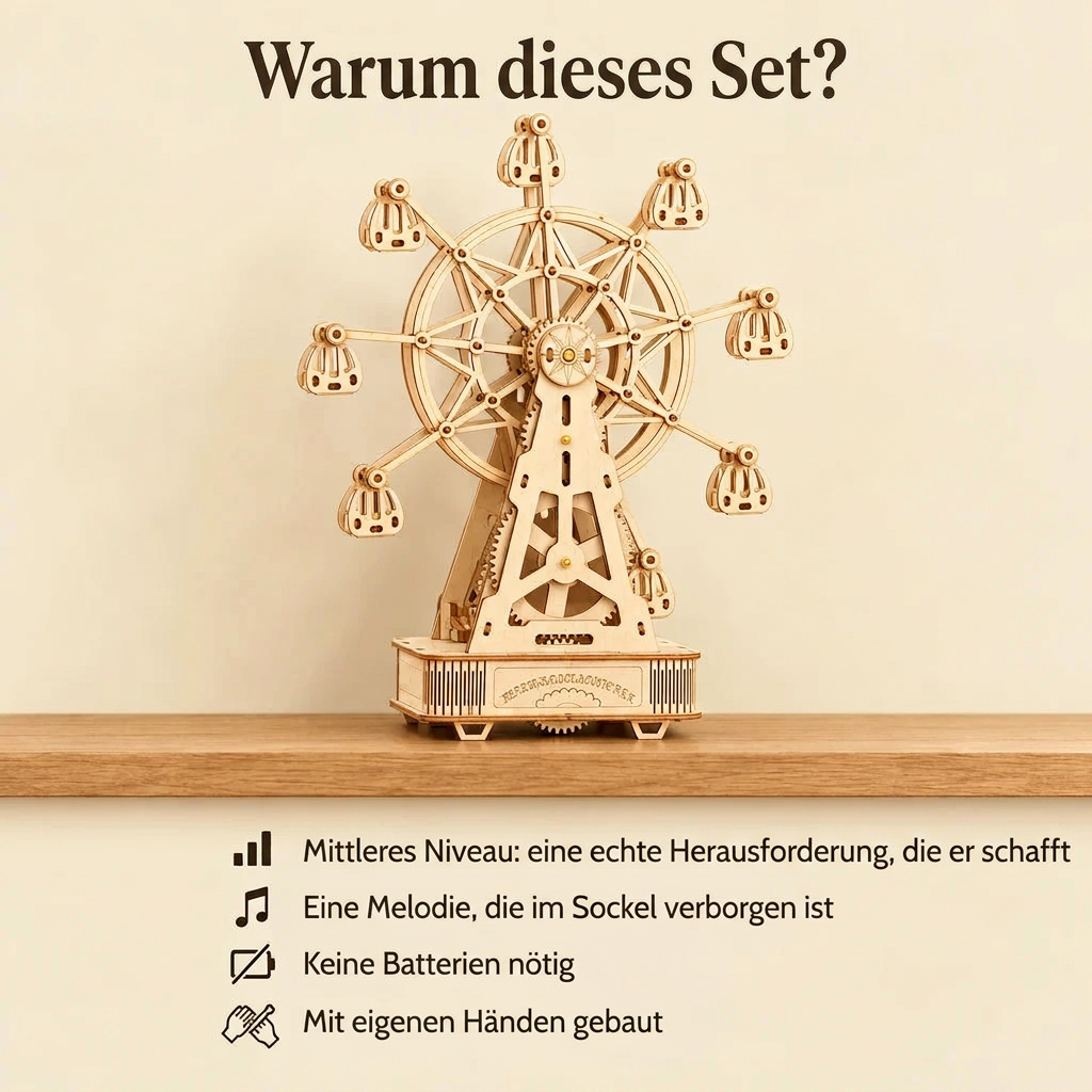 Warum Klassisches musikalisches Riesenrad: Bauzeit und Niveau
