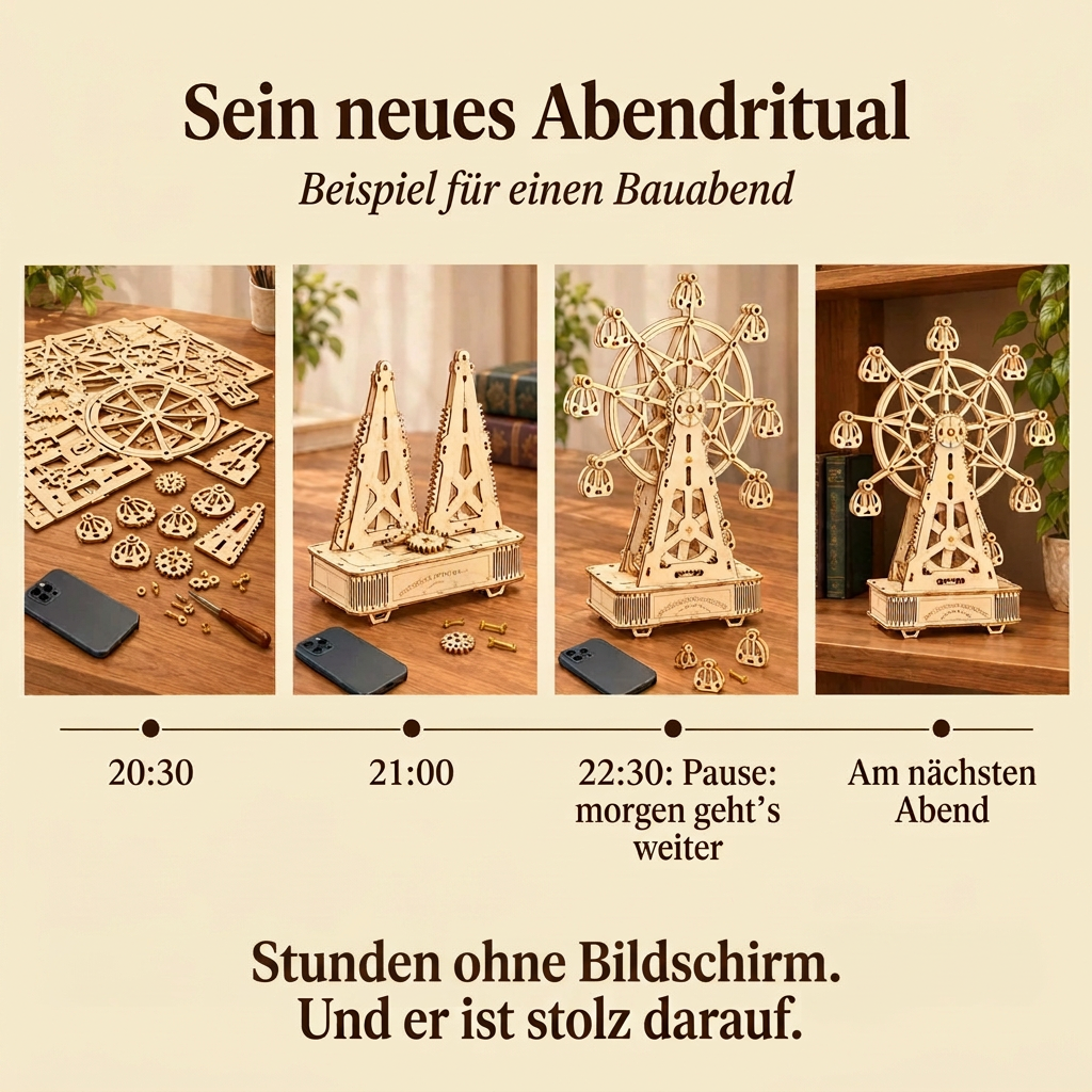 Ein Bauabend mit Klassisches musikalisches Riesenrad