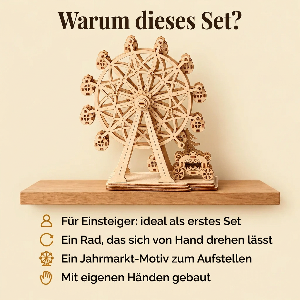 Warum Einfaches Riesenrad: Bauzeit und Niveau
